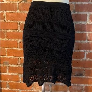 Handmade Peruvian knitted mini skirt
